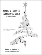Jesus, Oh What a Wonderful Child SATB choral sheet music cover